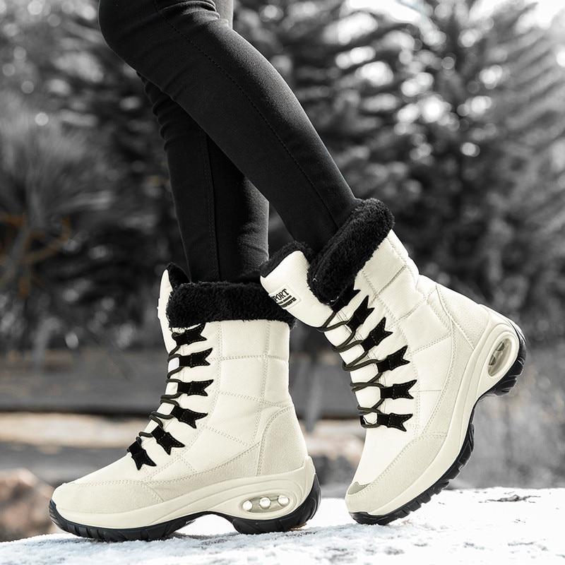 Winter Women Warm Mid-Calf Snow Boots-xinru shop