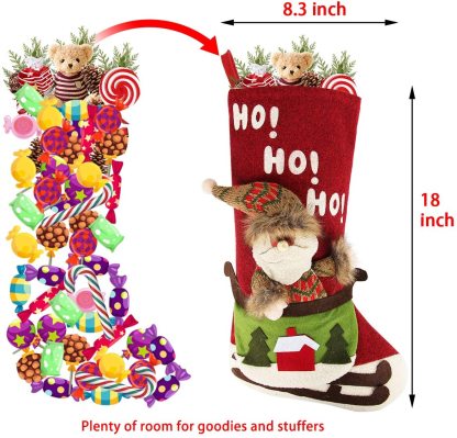 Christmas Stockings Candy Gifts Bag Hanging Ornaments Christmas Decoration-xinru shop