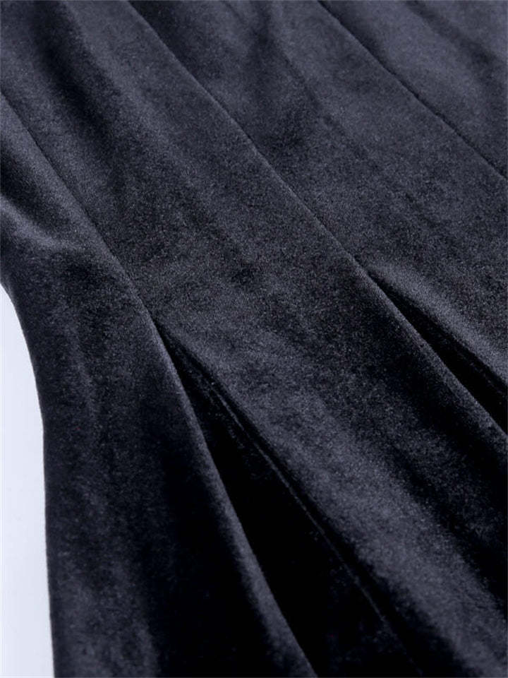 Women Sexy Lace Mini Sleeveless Purple Draped Bodycon Gothic Dress-xinru