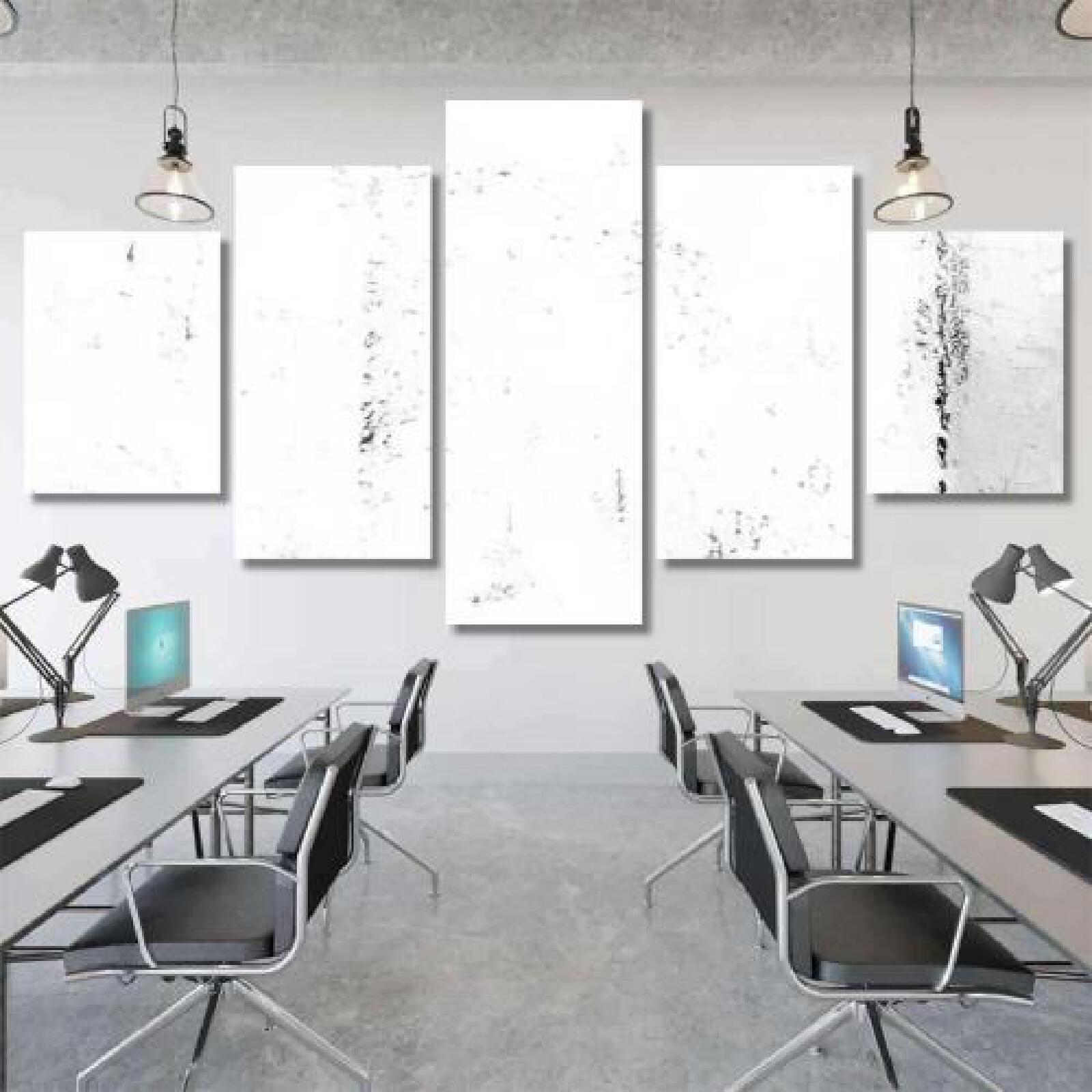 Black White Abstract Art Painting-xinru shop