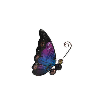 Solar Glass Butterfly Outdoor LED Decorative Garden Light-xinru