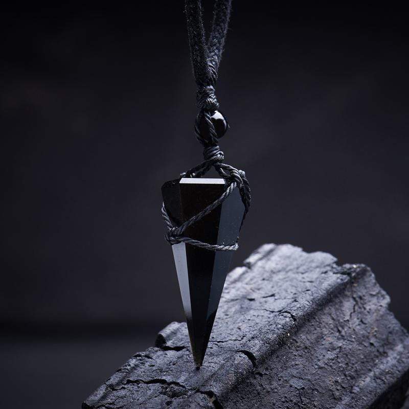 Tibetan Black Obsidian Amulet-xinru shop
