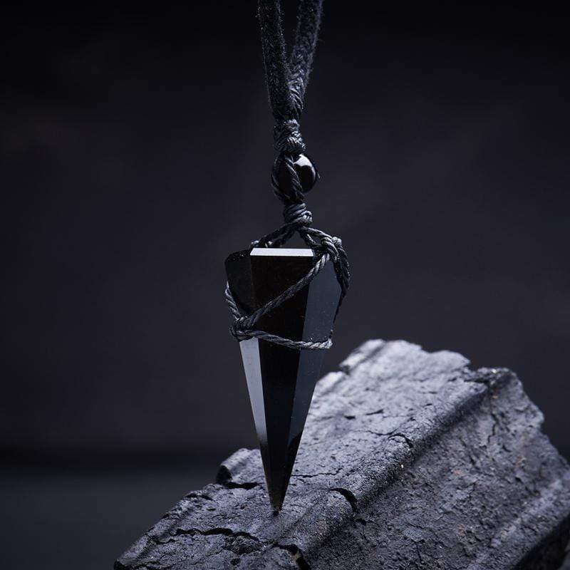 Tibetan Black Obsidian Amulet-xinru shop