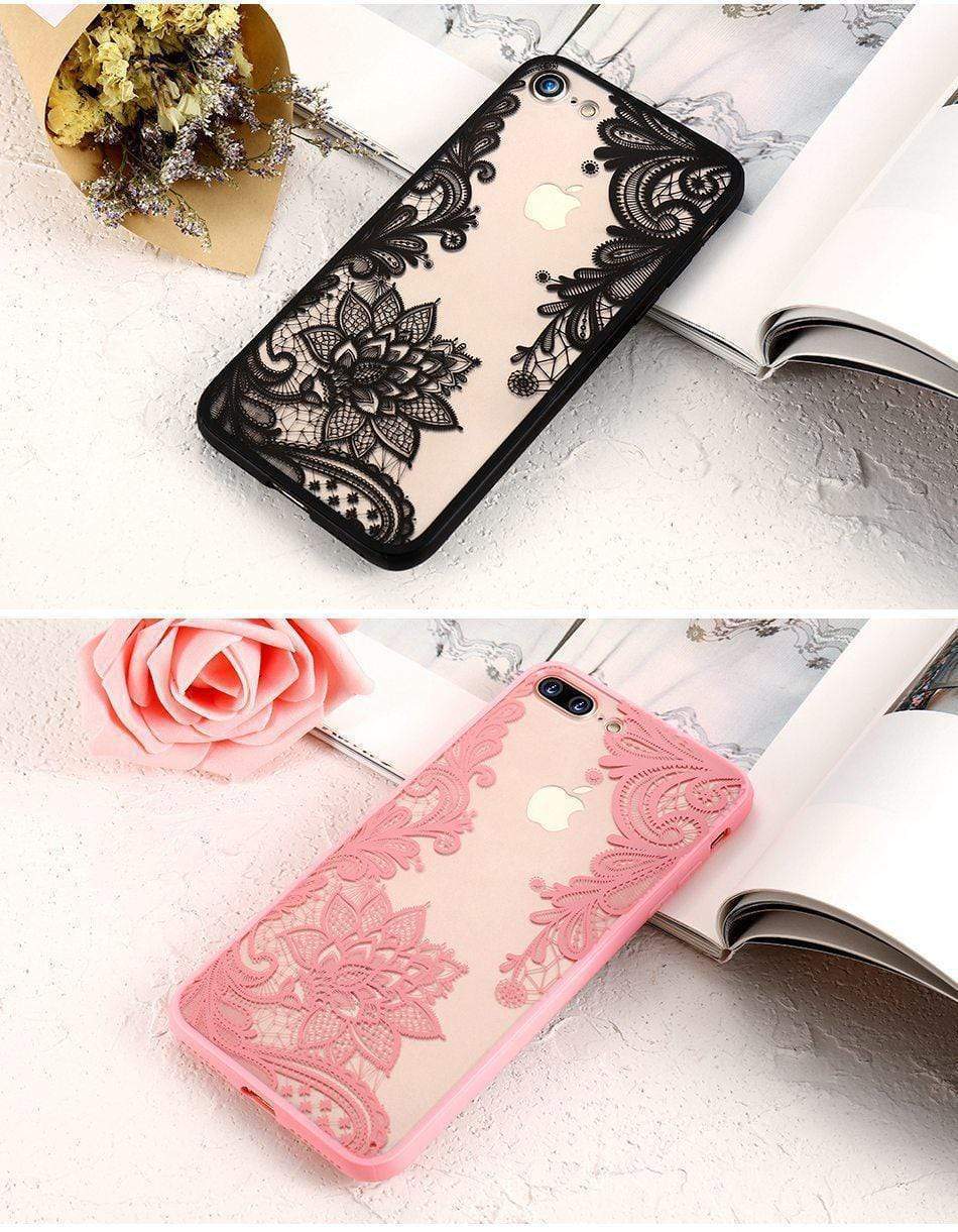 Luxury Lace Flower Case-xinru