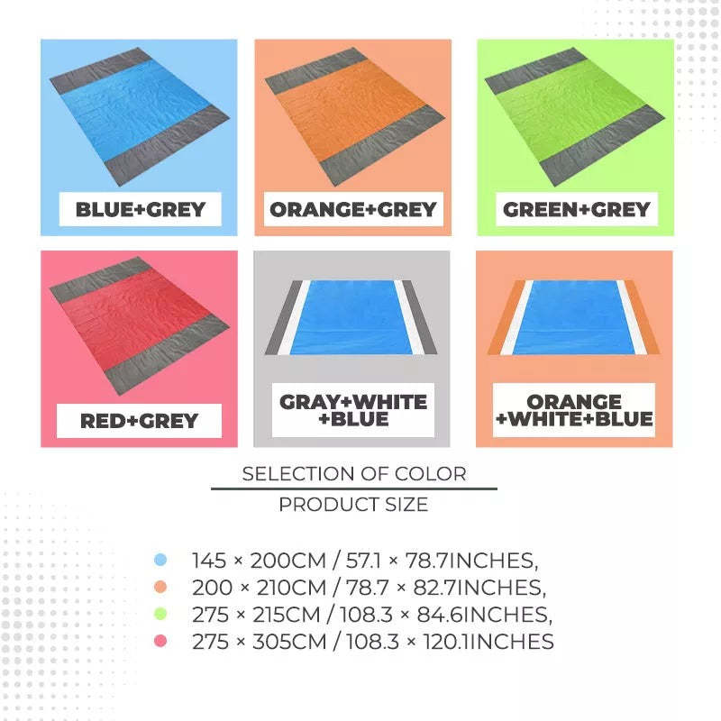 Portable Outdoor Waterproof Beach Picnic Mat-xinru