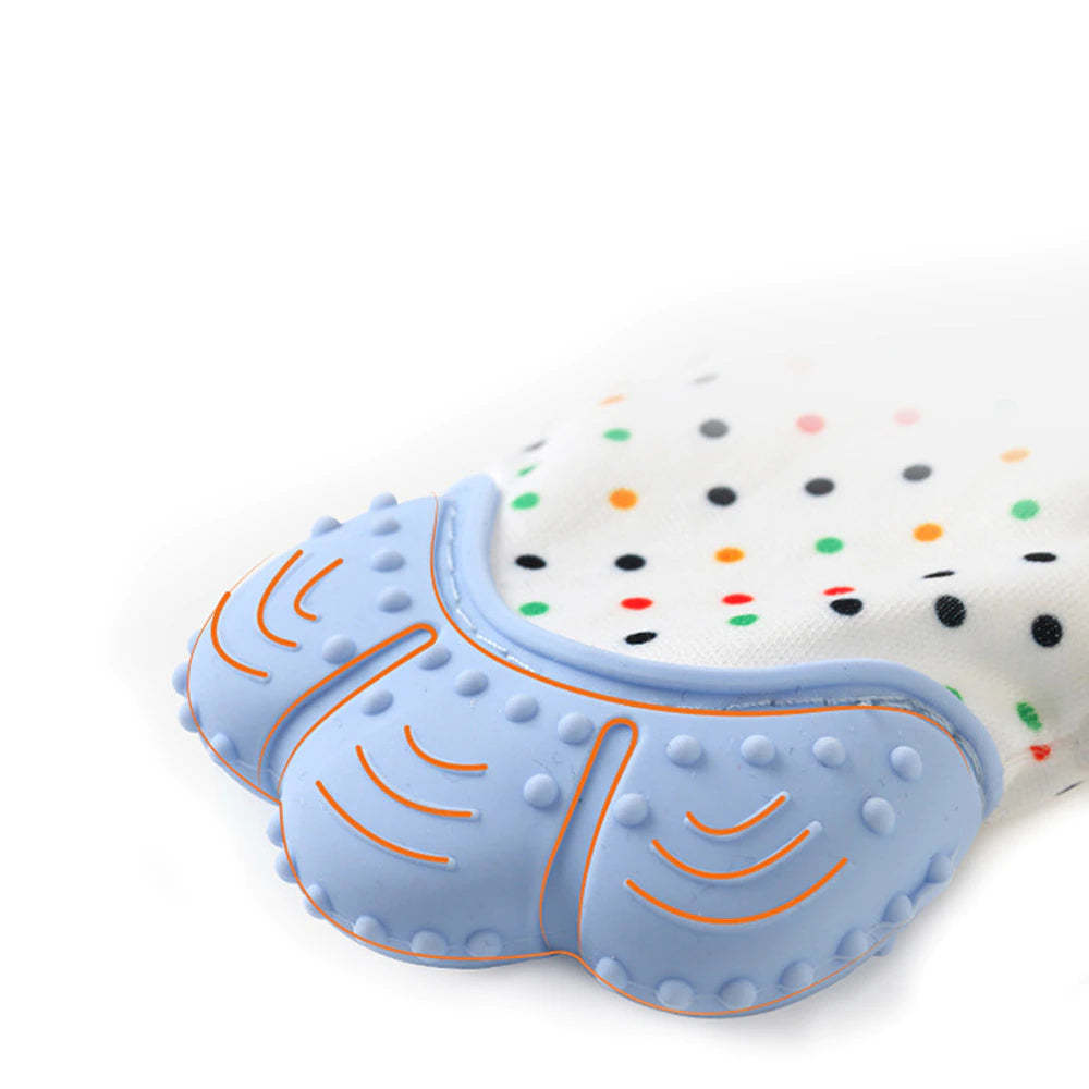 Baby Silicone Teether Mittens For Newborn Grind The Teeth-xinru