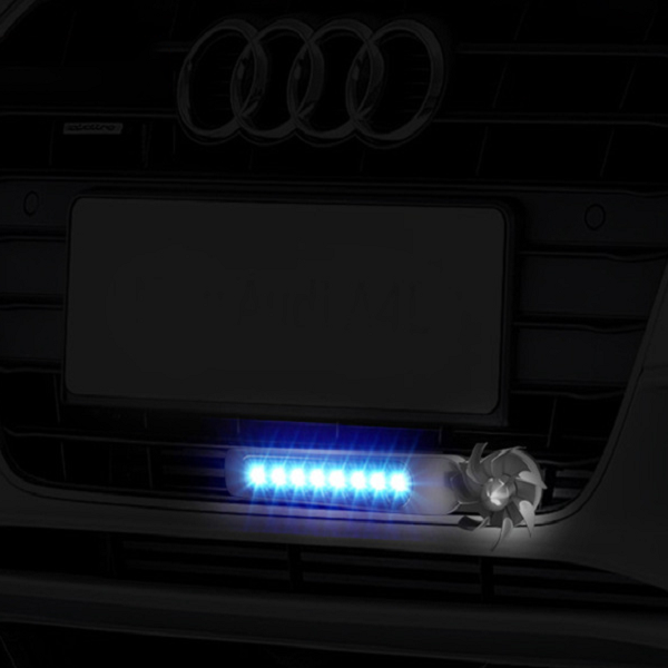 Automatic Wind Power 8 LED Car Light Daylight Headlight-xinru