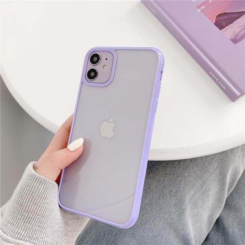 Clear Candy Bumper Case-xinru