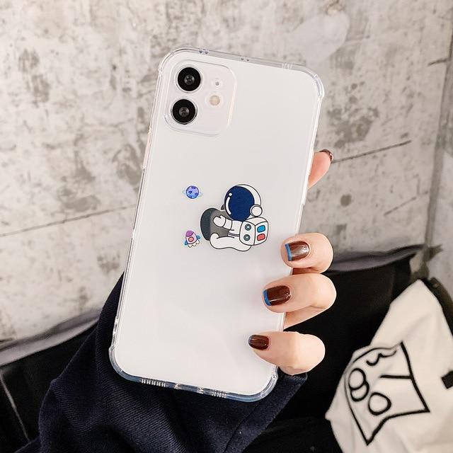 Astronaut Clear Case-xinru