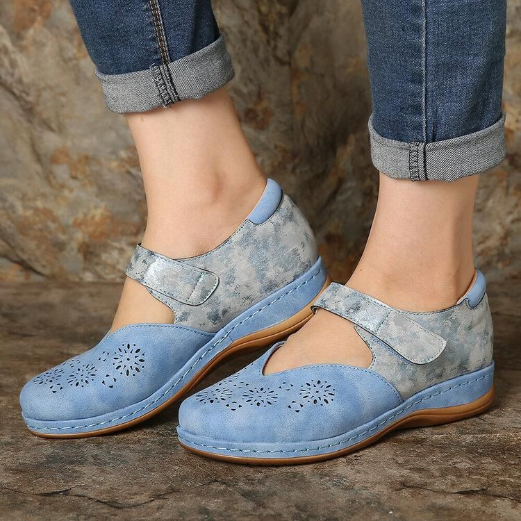 Leather Orthopedic Women Slip On Shoes Vintage Sandals-xinru shop