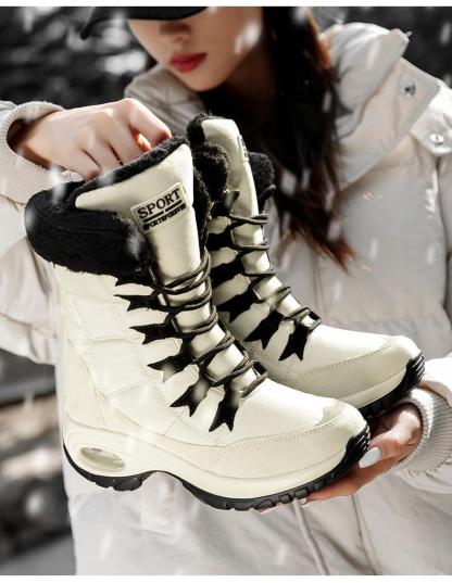 Winter Women Warm Mid-Calf Snow Boots-xinru shop