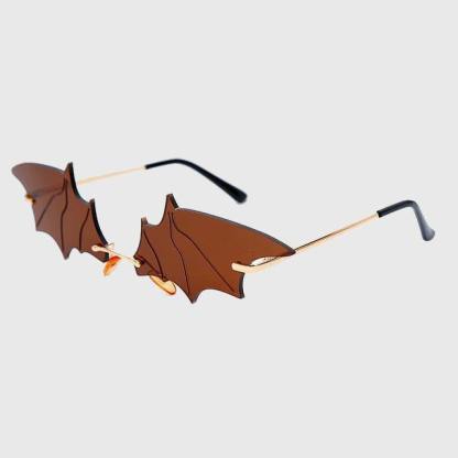 Fashion Bat Small Frame Antiblue Uv Protection Sunglasses-xinru