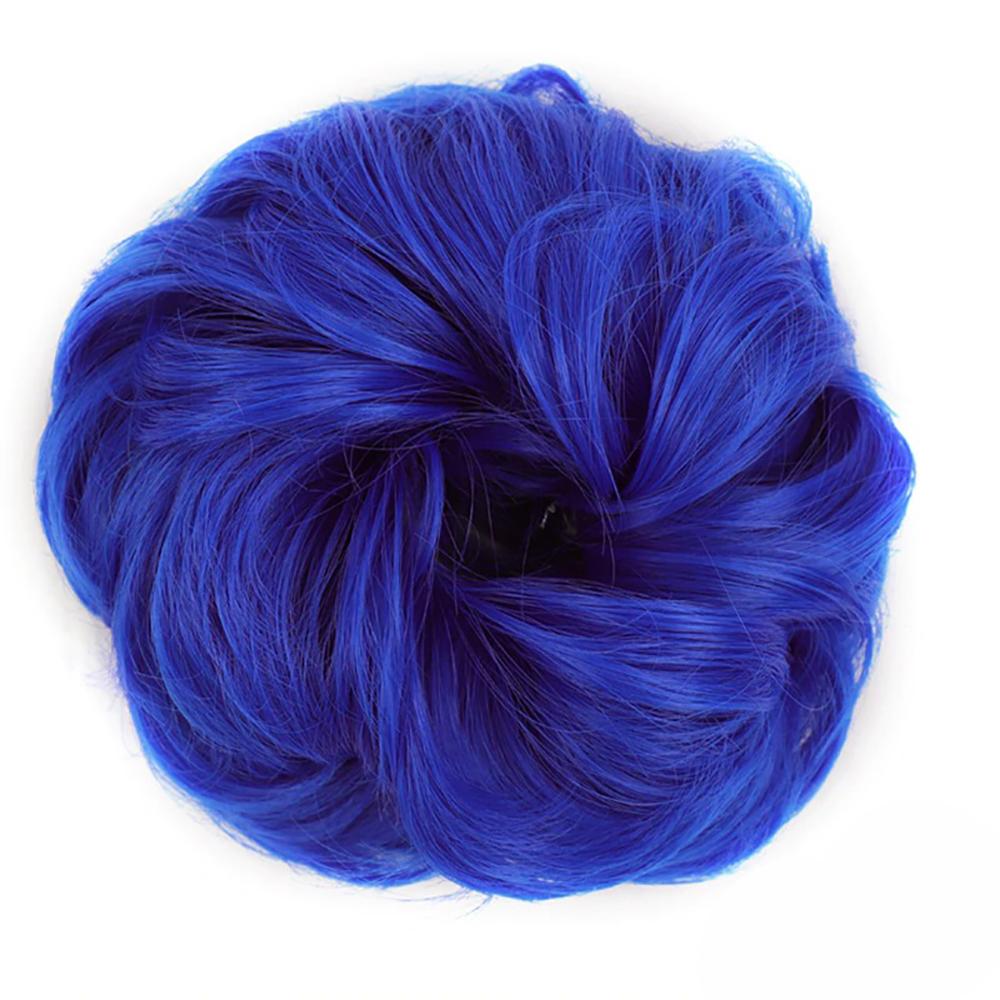 Natural Look Synthetic Messy Hair Bun Scrunchie Extension-xinru