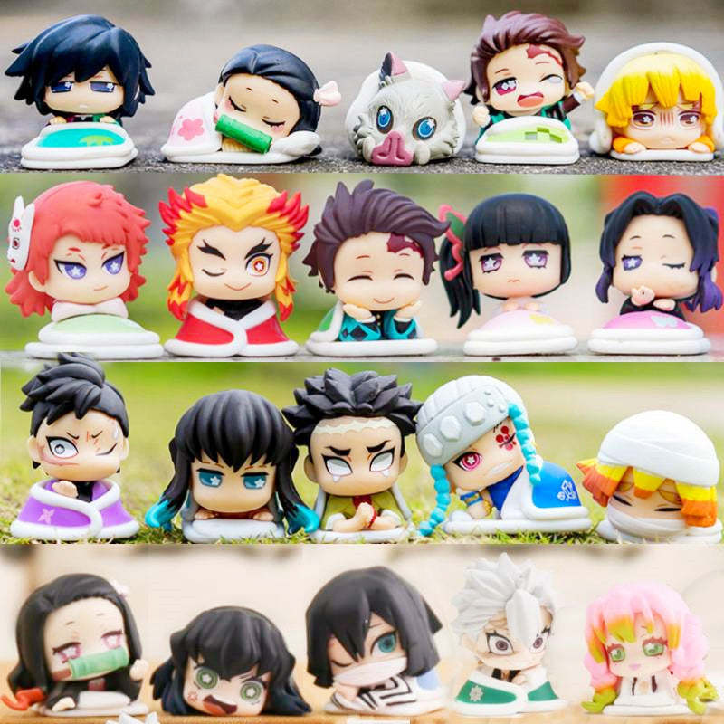 Kawaii Demon Slayer Action Figure PVC Model Toys-xinru