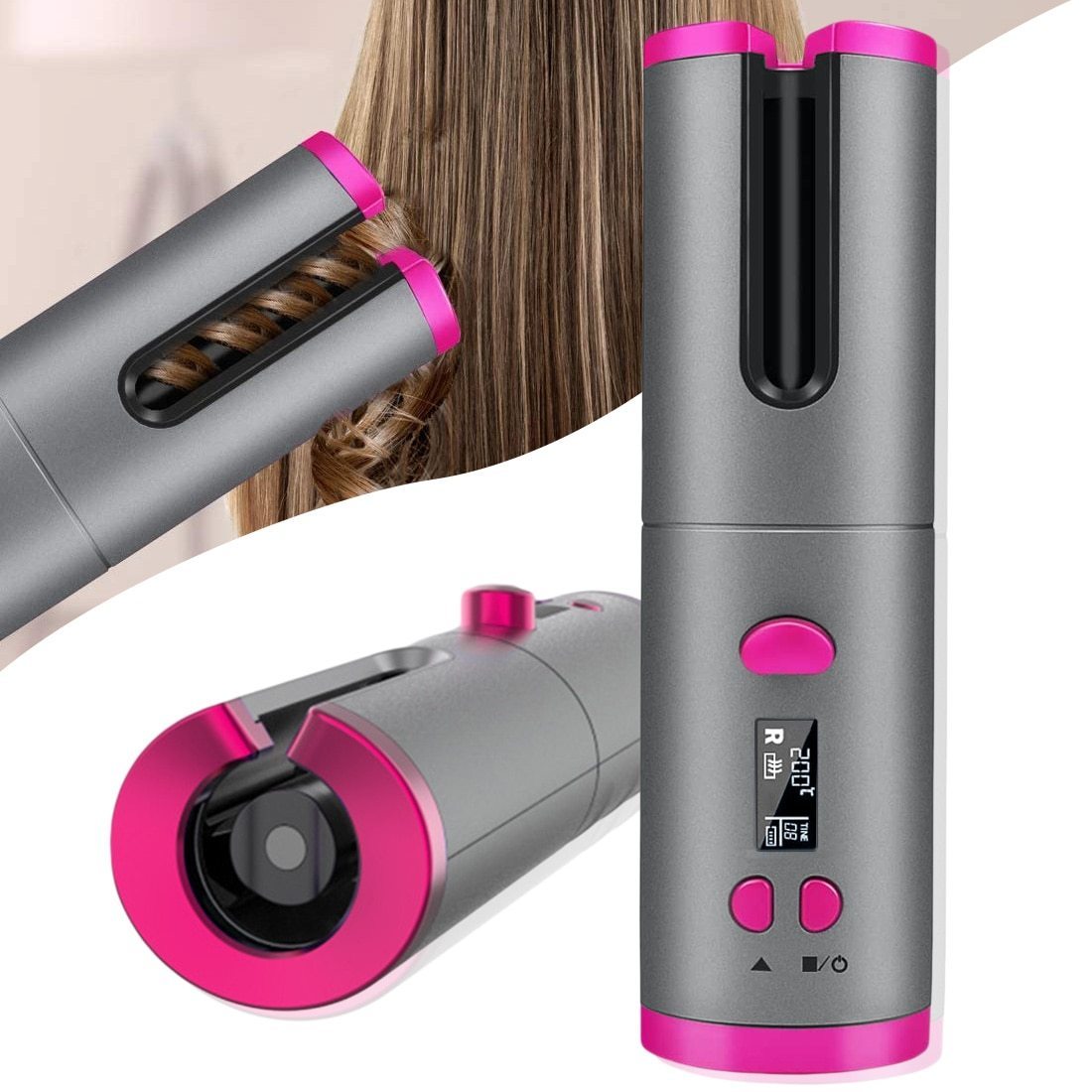 Portable Wireless Automatic Hair Curler-xinru shop