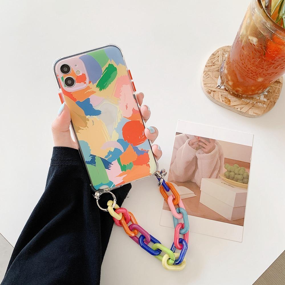 Abstract Art Chain Case-xinru