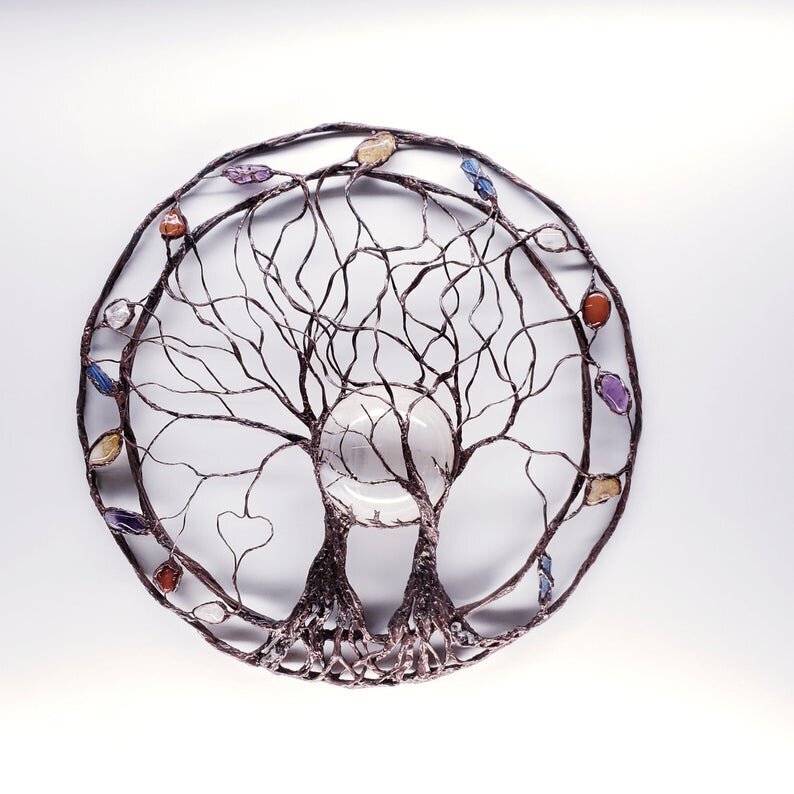 Circle Of Life Metal Tree Wall Art-xinru