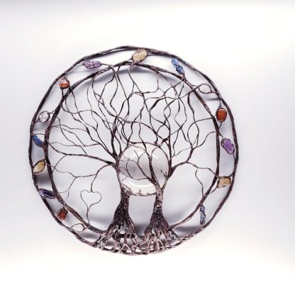 Circle Of Life Metal Tree Wall Art-xinru