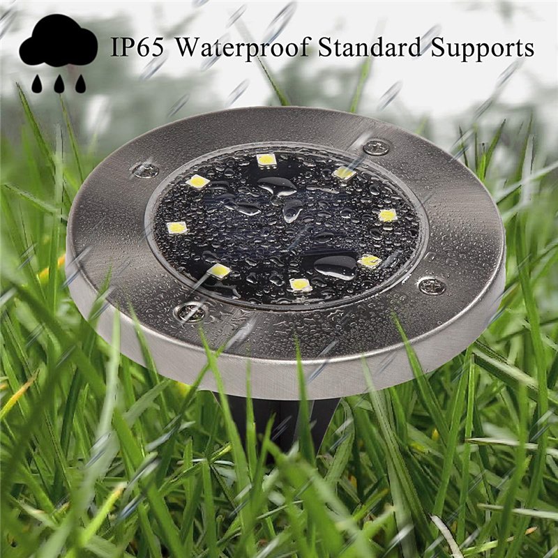 Outdoor Waterproof LED Solar Disc Light-xinru