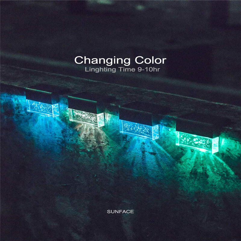 Fence Post Colorful Solar Deck Lights-xinru