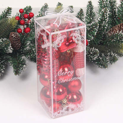 Nostalgic Painted Christmas Tree Ornaments, Set of 27-xinru shop