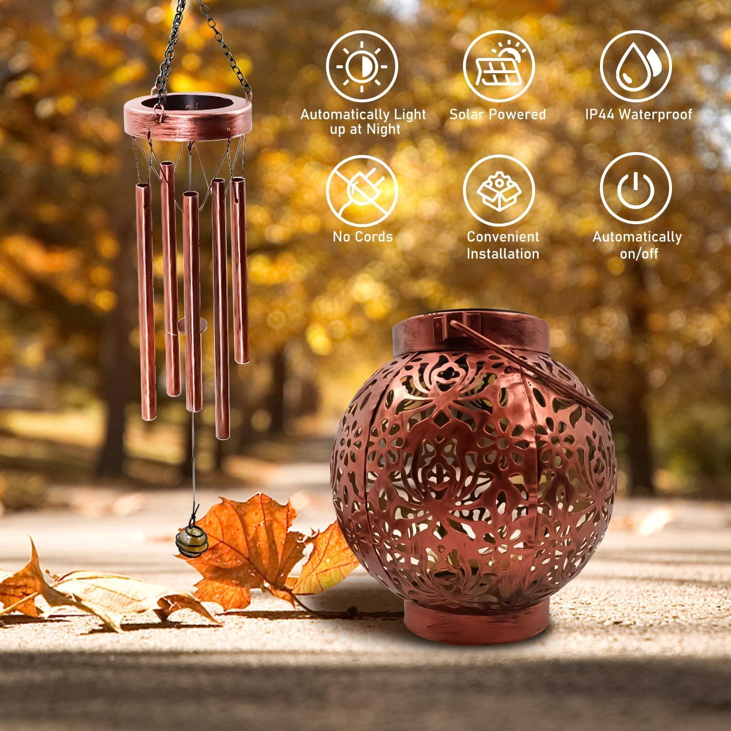 Hanging Solar Wind Chimes Lights-xinru shop