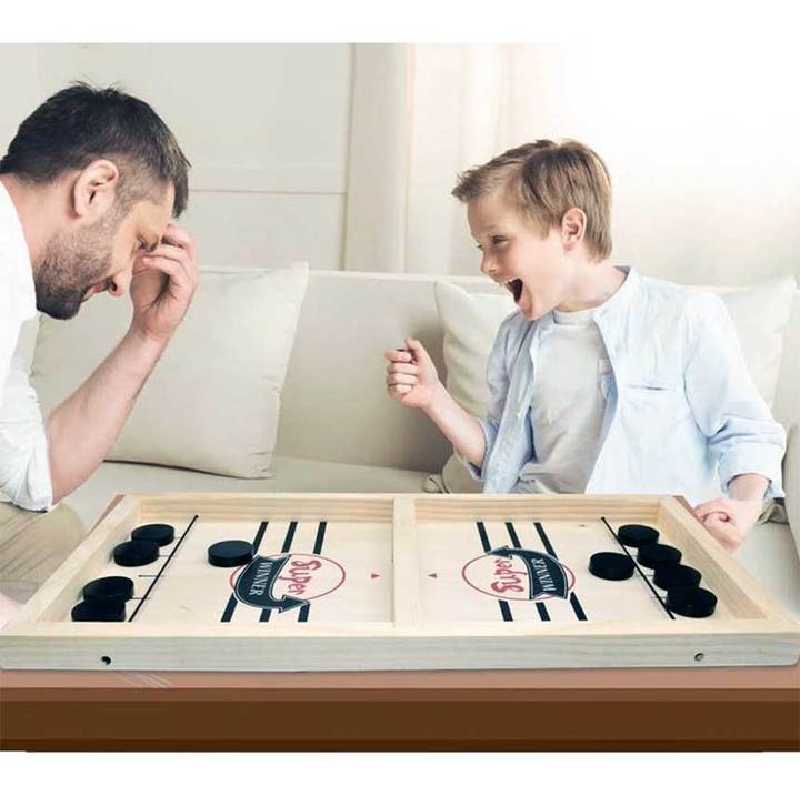 Desktop Games Bouncing Chess Hockey Game Slingshot Board Game-xinru