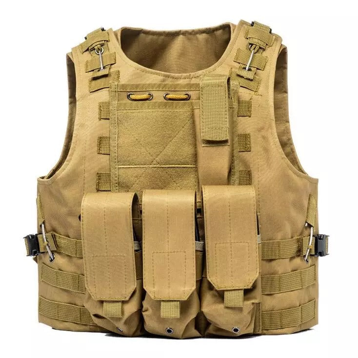 Tactical Vest Durable Mesh Vest with Detachable Belt-xinru shop