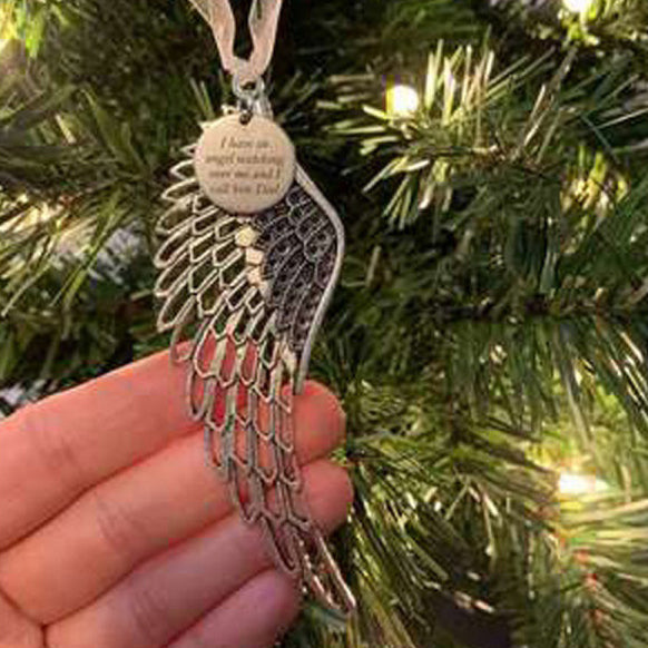 Angel Wings Bell Christmas Tree Ornaments-xinru shop