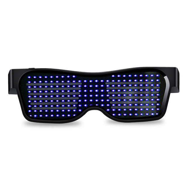 LED Glasses Customizable BT Colorful Light Glow Glasses Music Festival-xinru