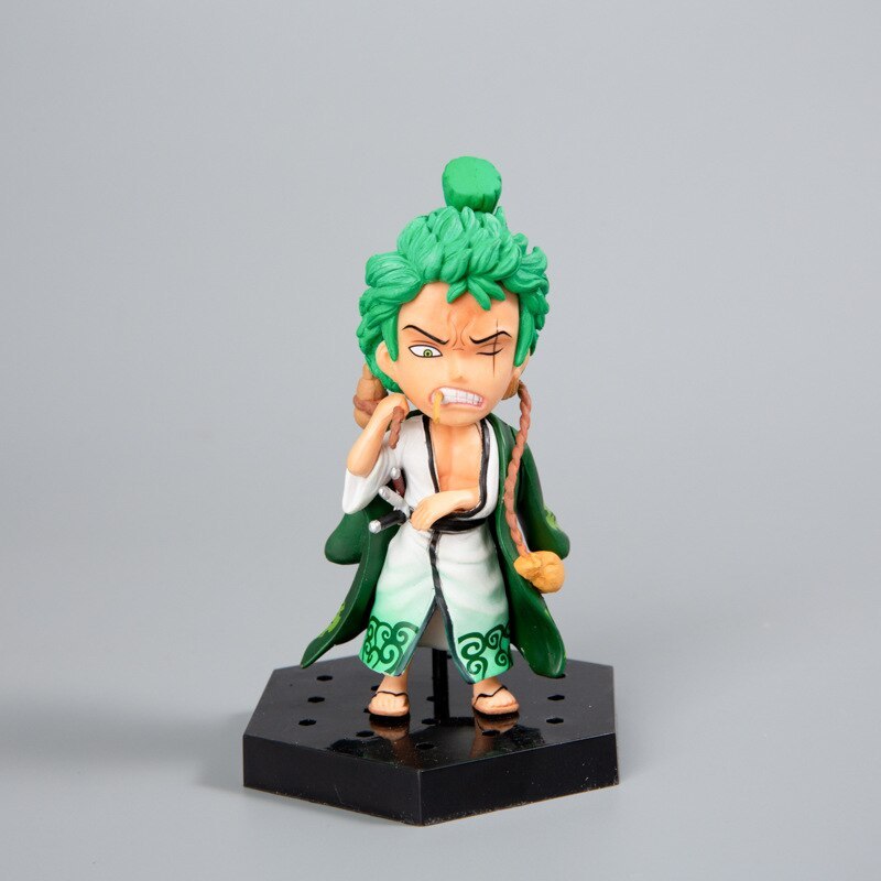 MINI Luffy Nami Model Action PVC Figure Anime Kimono Kingdom Desktop Decoration-xinru