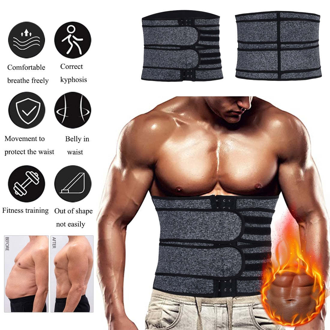 Men Workout Abdomen Shapewear-xinru