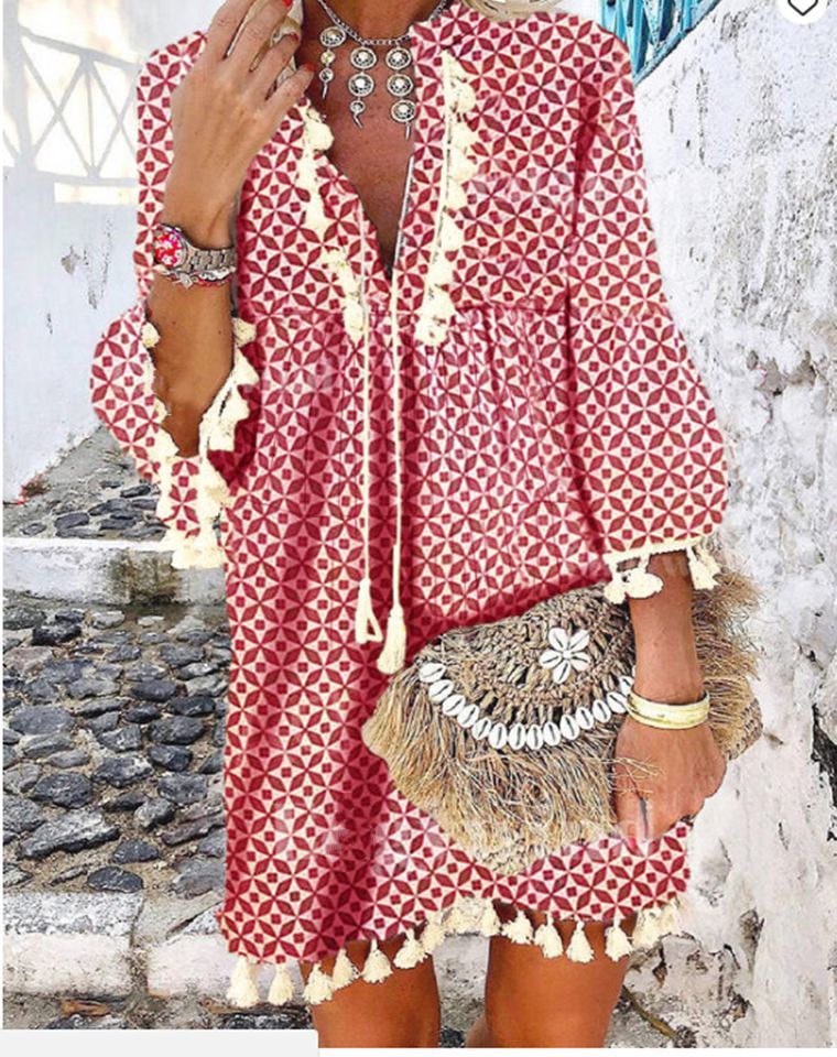 Women's Chiffon Dress Knee Length Dress-xinru