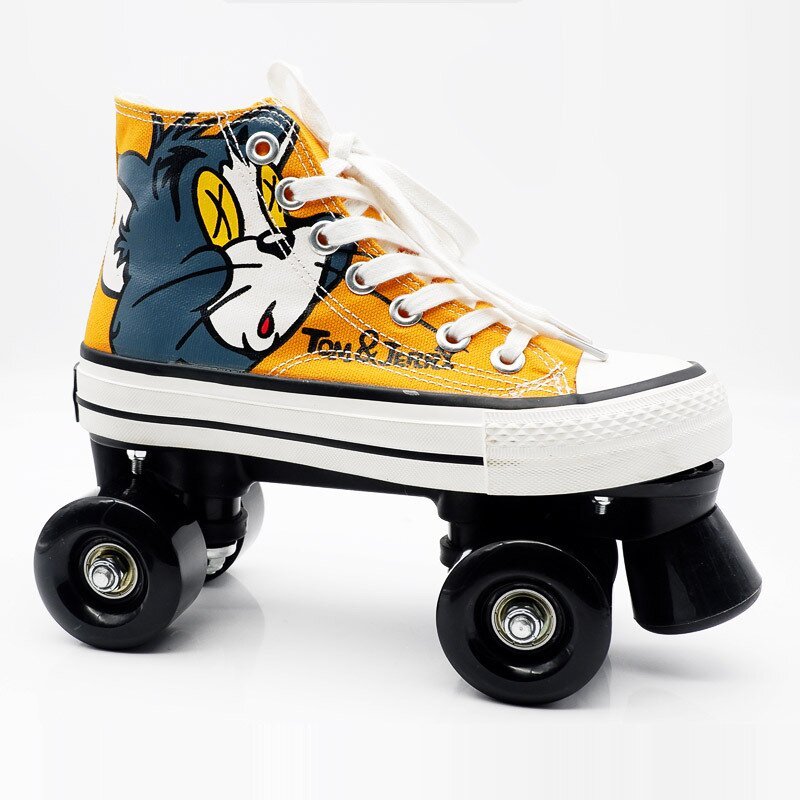 Vanskates-Tom&Jerry Canvas Roller Skates-xinru shop
