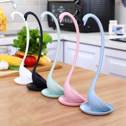 Multifunction Long Handle Swan Spoon-xinru