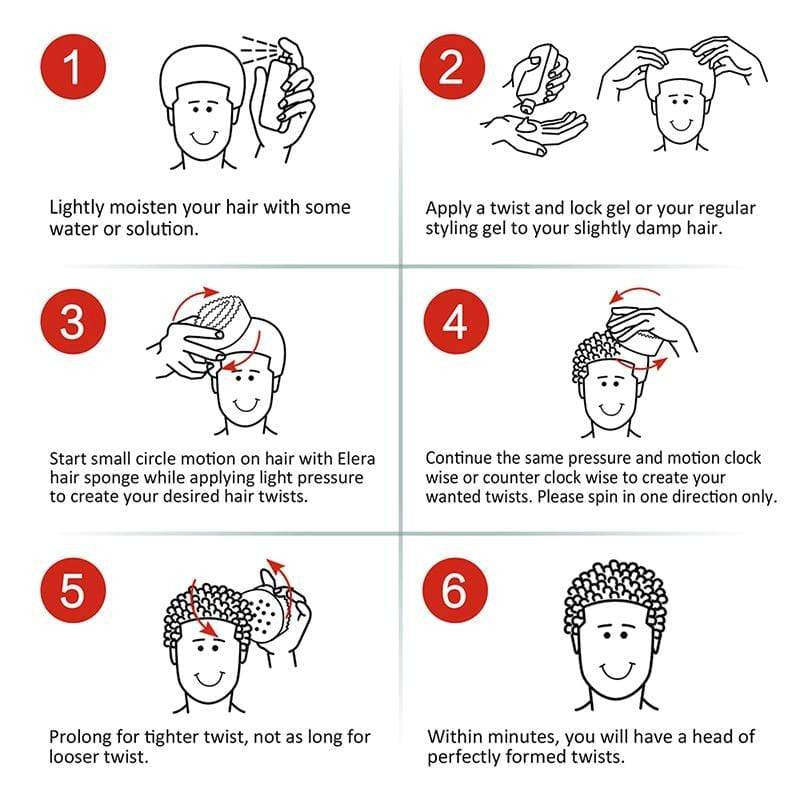 Oval Double Sides Magic Twist Hair Brush-xinru