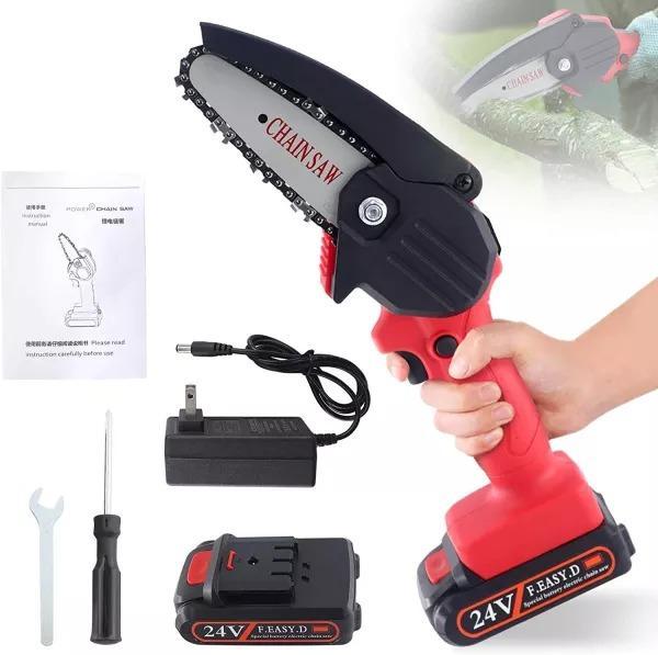 4 Inch Cordless Hand-Held Mini Electric Chainsaw-xinru