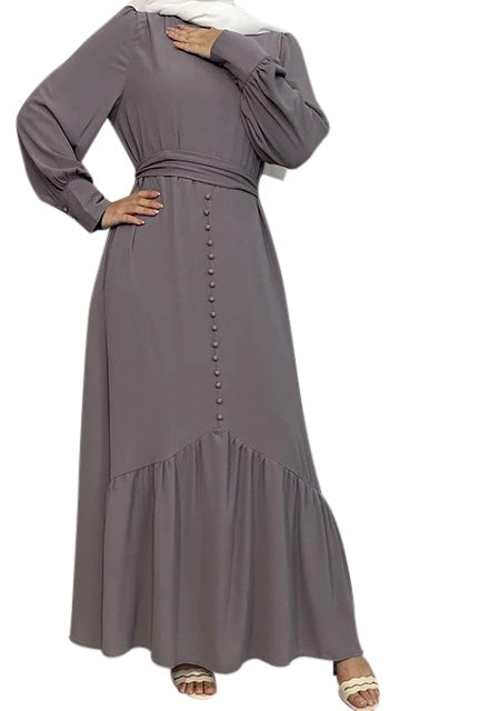 Muslim Elegant Party Casual Dress Ramadan Gift-xinru
