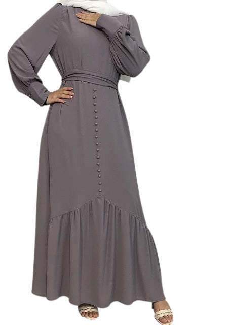 Muslim Elegant Party Casual Dress Ramadan Gift-xinru