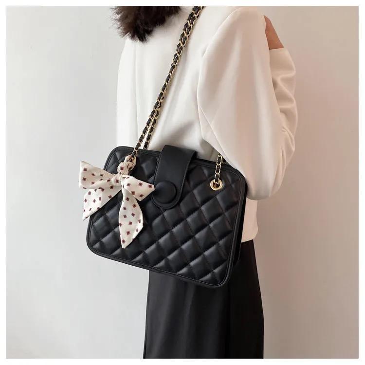 ボウチェーンショルダーバッグ-xinru shop