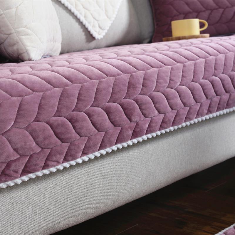 Anti-slip Thick Plush Sofa Cover-xinru shop