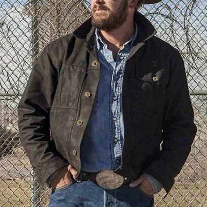 Rip Wheeler Yellowstone Season 4 Cole Hauser Black Jacket-xinru shop