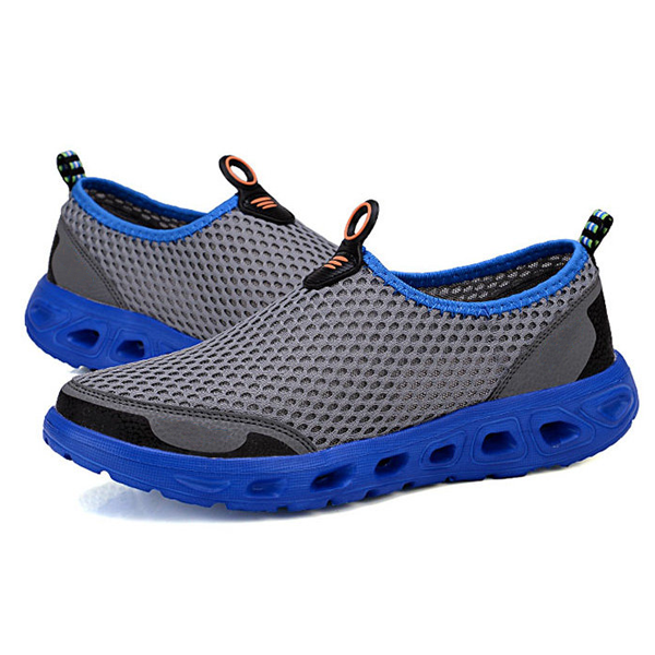 Unisex Honeycomb Mesh Casual Slip On Water Shoes-xinru shop