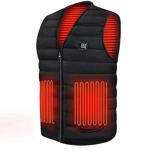 Heated Vest Winter Warm Electric USB Jacket Men Women Heating Coat Thermal-xinru shop