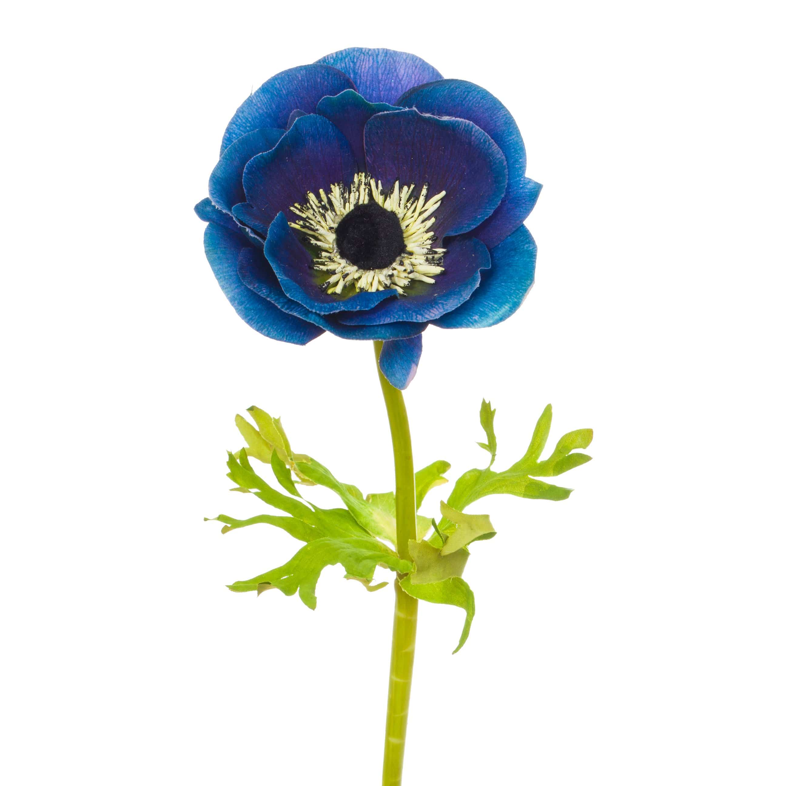 Artificial Himalayan Blue Anemone 17.5閳?-xinru shop