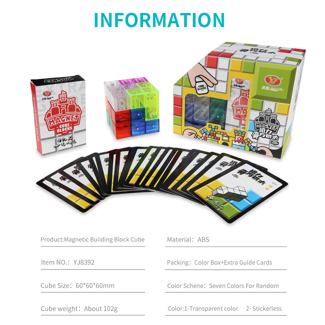 YJ Magnetic Blocks-xinru shop