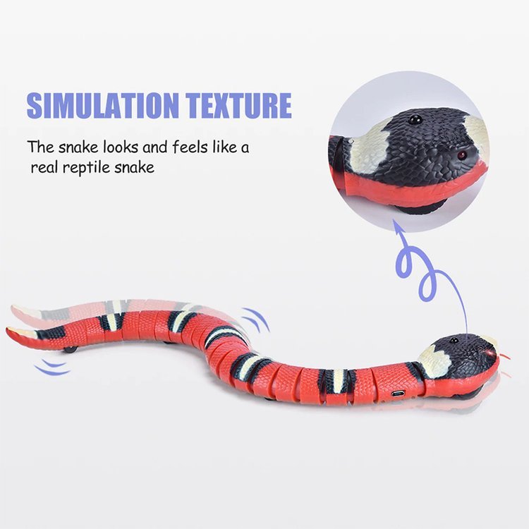 Smart Sensor Interactive Snake Toy For Cats-xinru