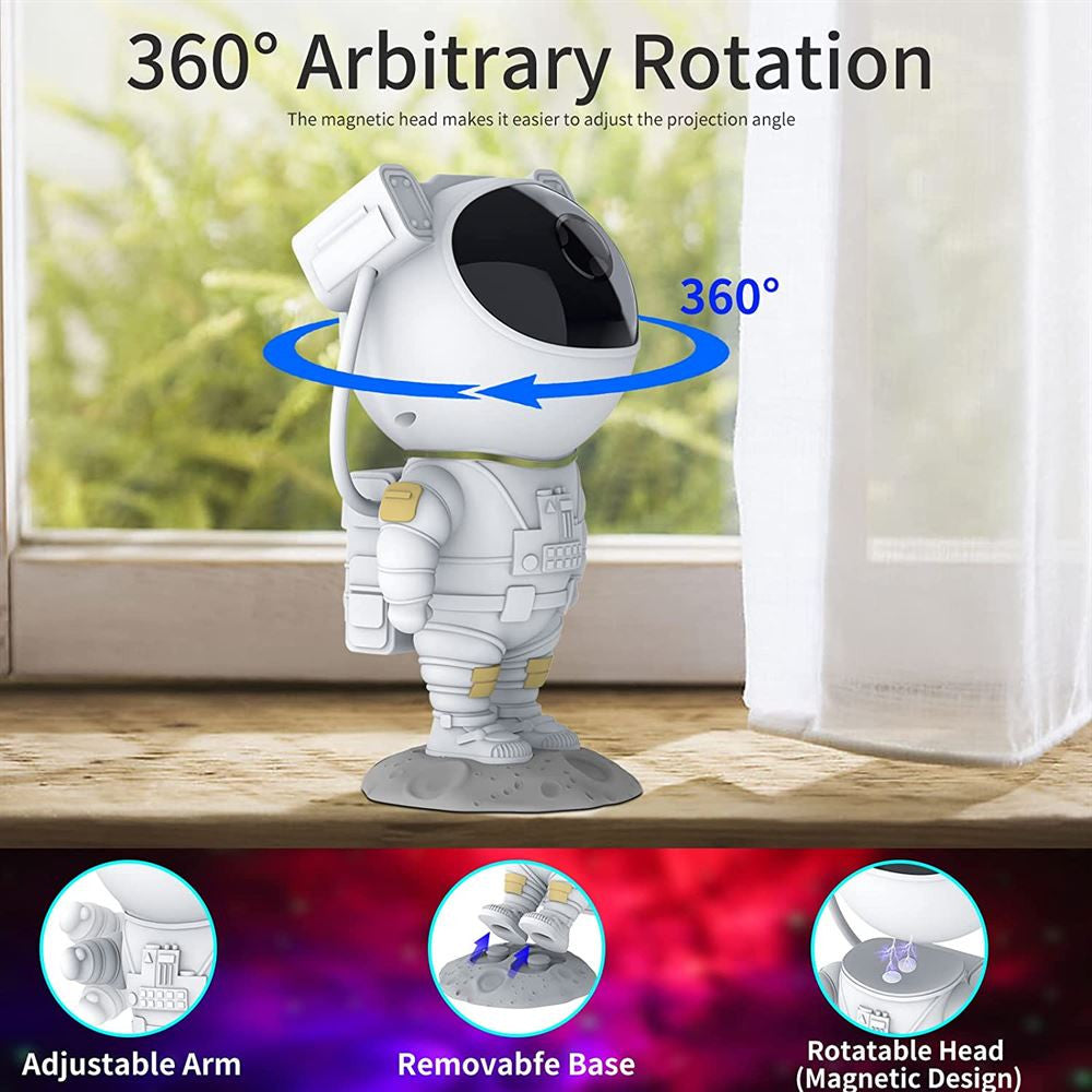 Astronaut Nebula Star Light Projector-xinru