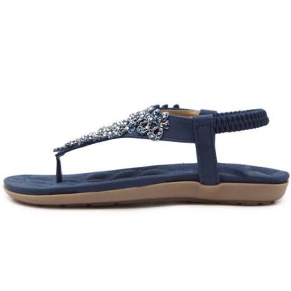 Women Summer Beach Peacock Flip Flop Female Sandals-xinru
