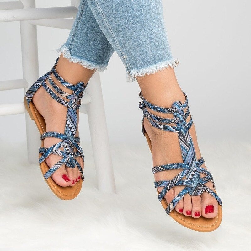 Lady Casual Bohemia Soft Sandals-xinru